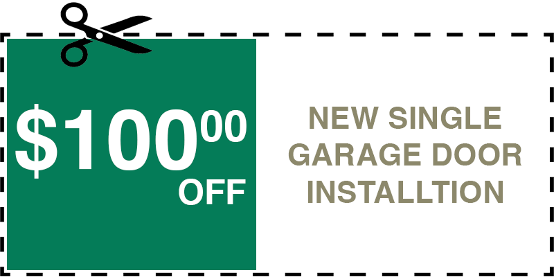 100 off garage door repair Jefferson Valley