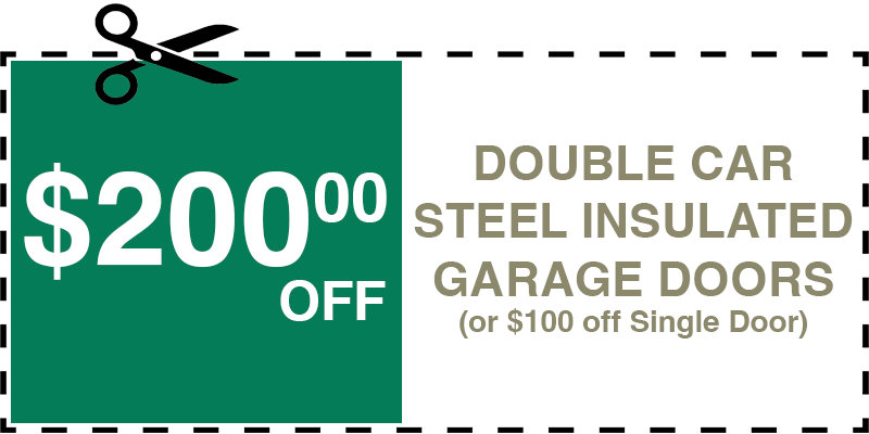200 off garage door repair Jefferson Valley